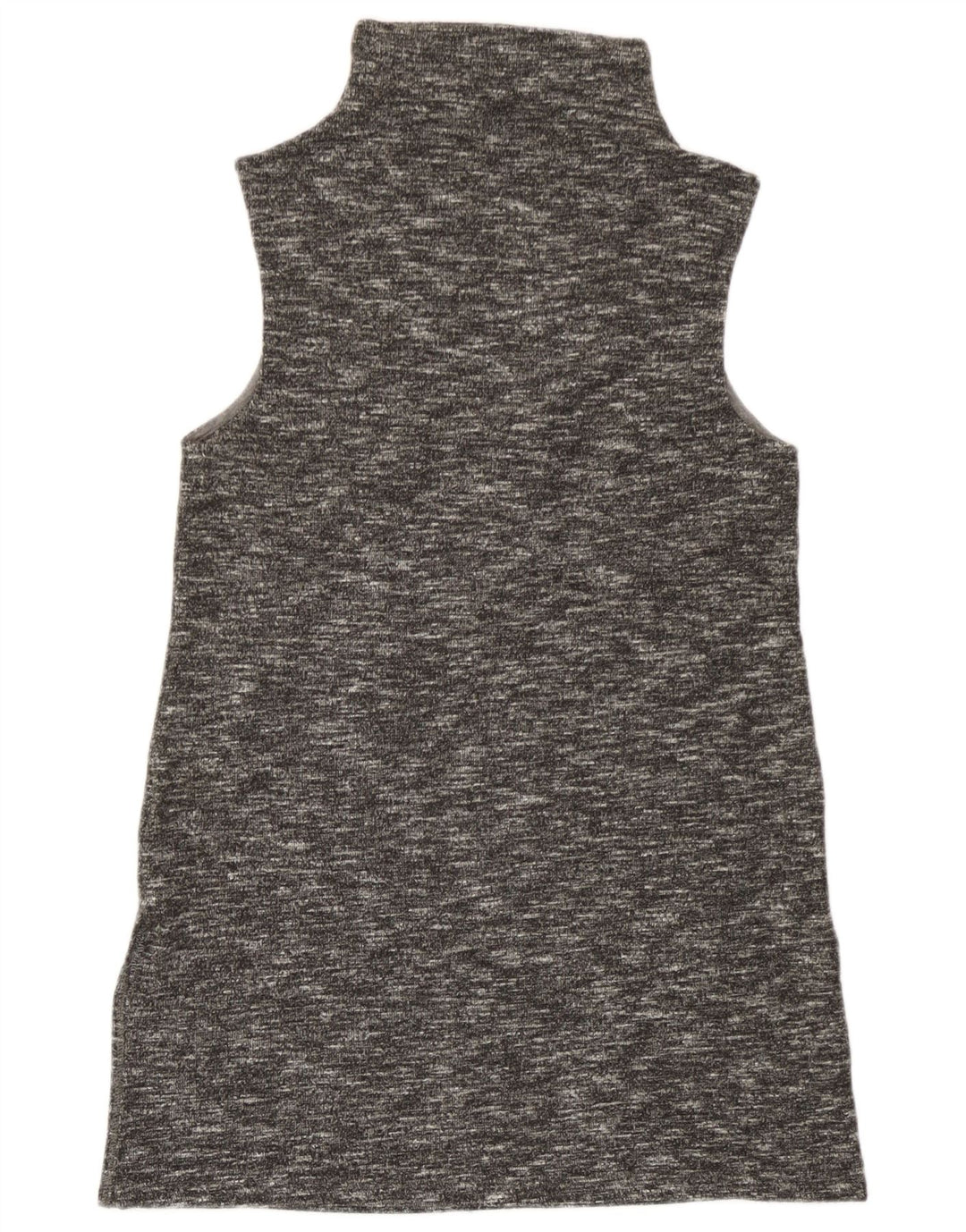 Benetton Vestido Recto Sin Mangas para Mujer UK 8 Small Gris Moteado