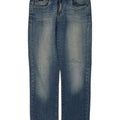CALVIN KLEIN Vaqueros ajustados desgastados para hombre W34 L30 Azul