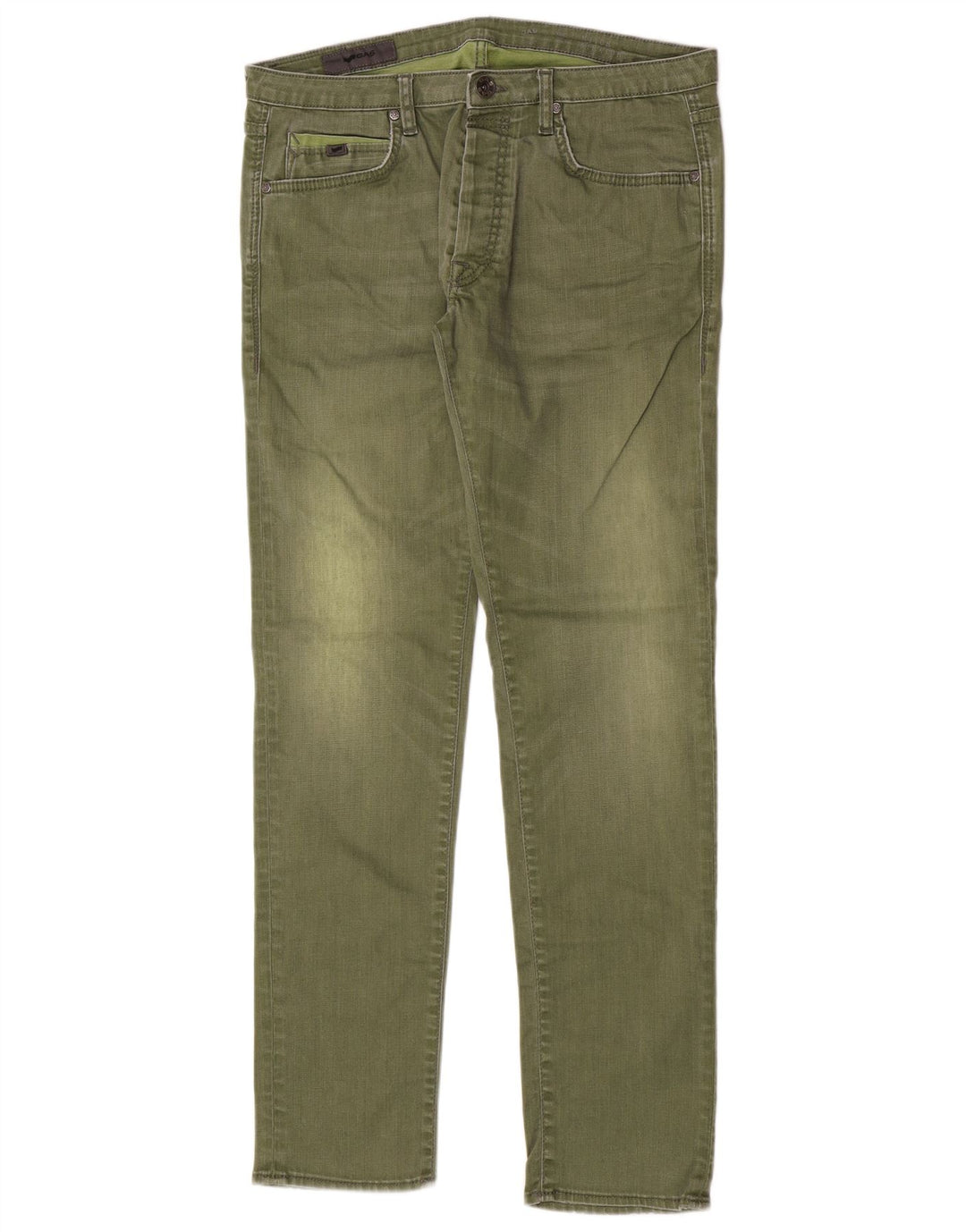Jeans Ajustados Gas Mujer W36 L32 Caqui