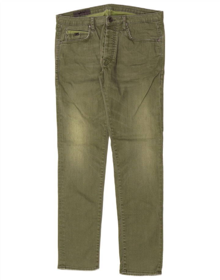 Jeans Ajustados Gas Mujer W36 L32 Caqui