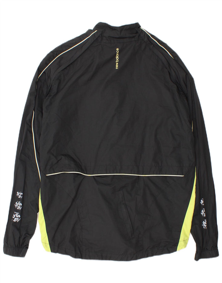 New Balance Hombre Chándal Top Jacket Medium Negro Colorblock Poliéster