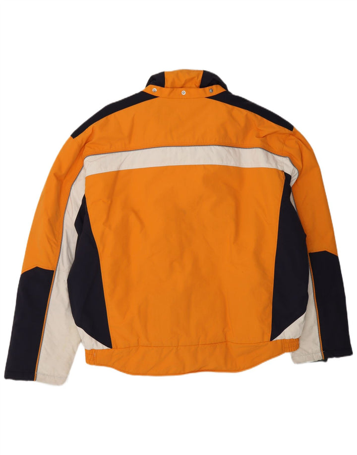 Sportsphere Chaqueta de esquí para hombre IT 54 2XL Naranja Colorblock Nylon