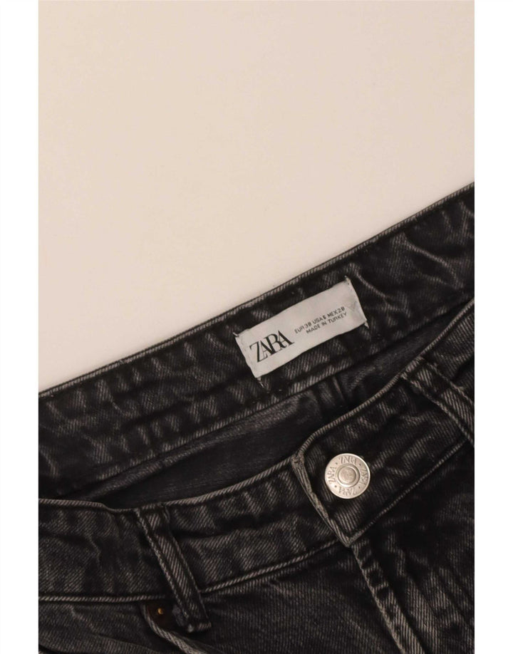 Zara Jeans Sueltos Mujer EU 38 Small W28 L27 Gris