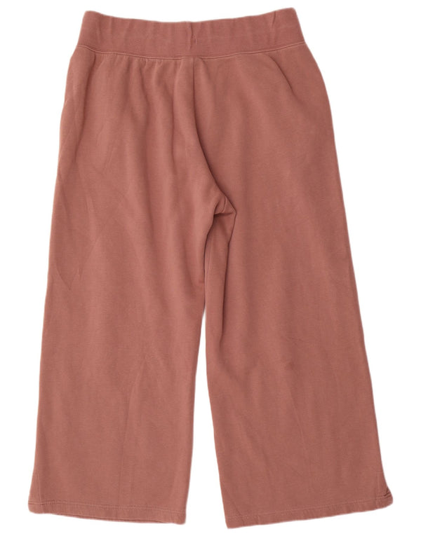 NIKE Pantalones de chándal de pernera ancha para mujer UK 40 XL Algodón rosa