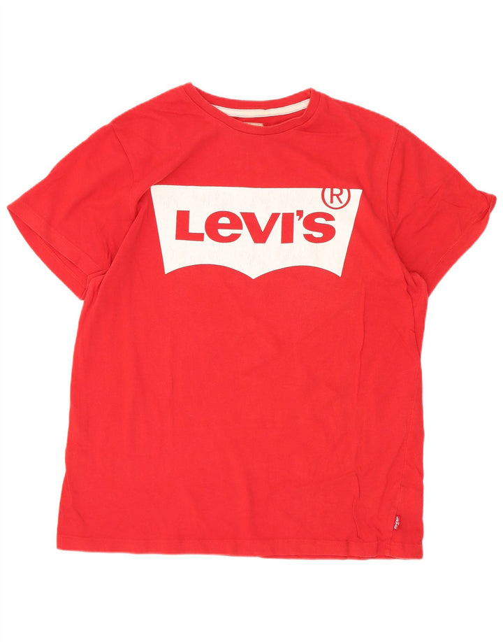 Levi's Camiseta gráfica para niño 15-16 años Rojo