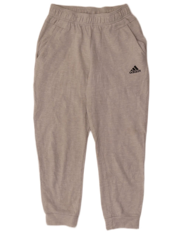 Adidas - Pantalón de chándal para niño, 11-12 años, algodón gris