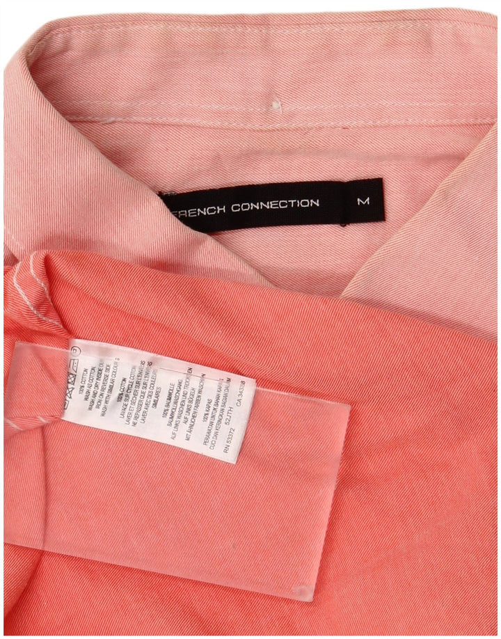 Camisa de hombre French Connection de algodón rosa medio