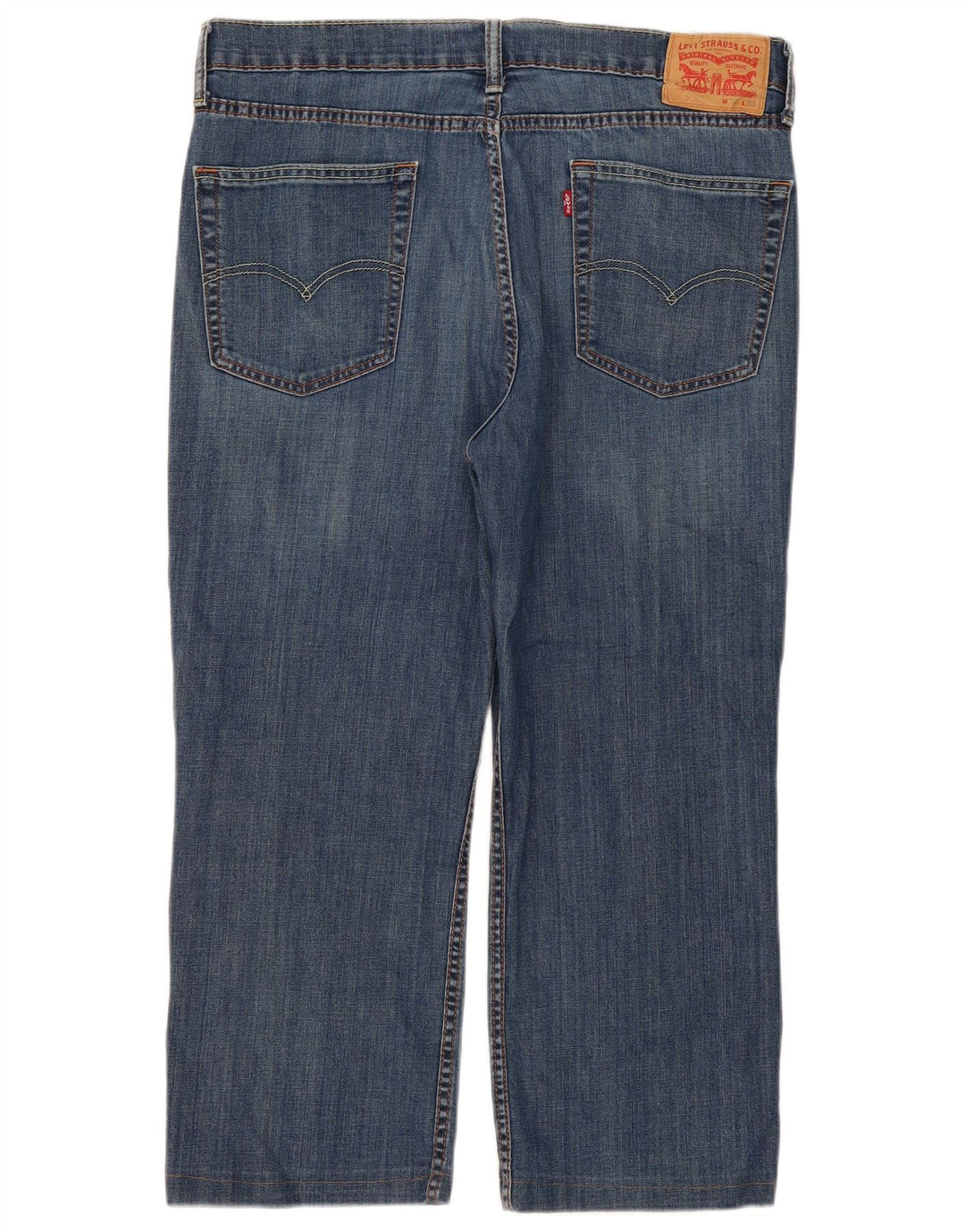 Levi's Capri Jeans Mujer W36 L23 Algodón Azul