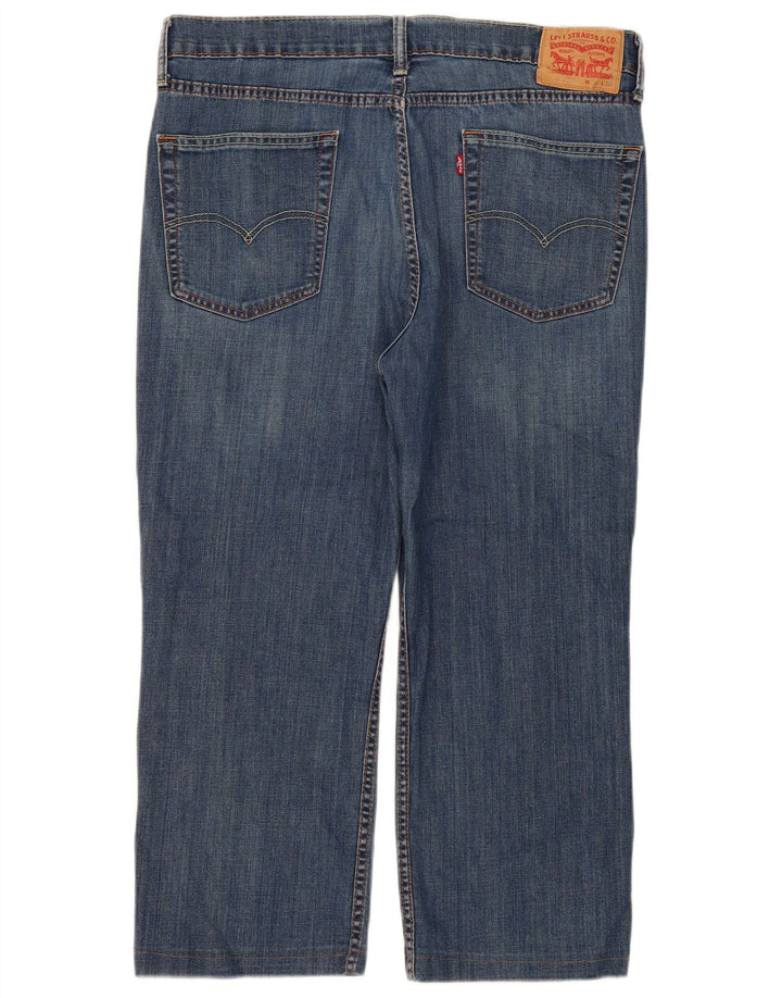 Levi's Capri Jeans Mujer W36 L23 Algodón Azul