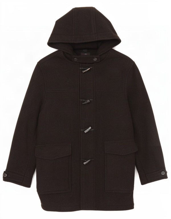 Butler & Webb Trenca con capucha para hombre UK 42 XL Lana marrón