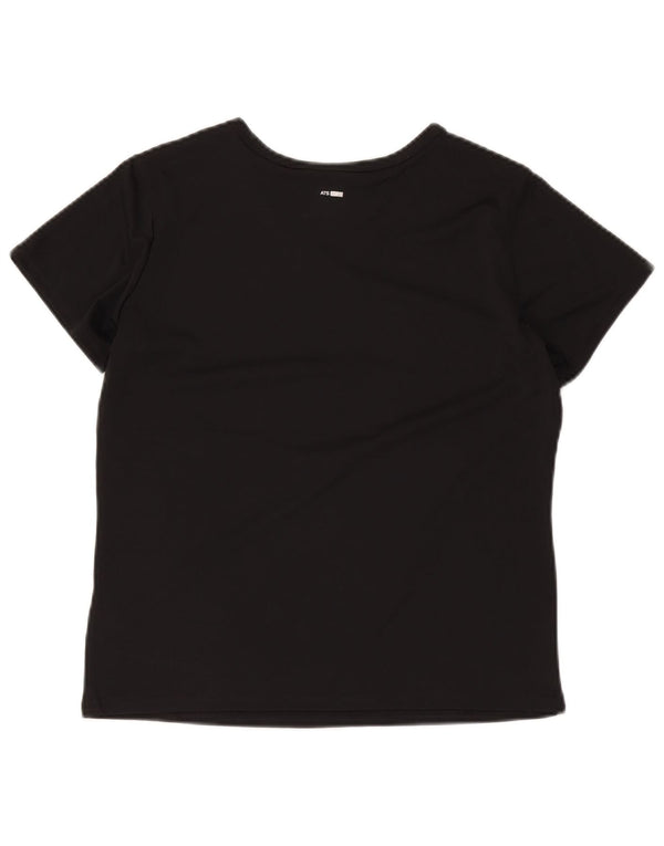 Adidas Camiseta para mujer Top UK 44 Mediano Negro Poliéster