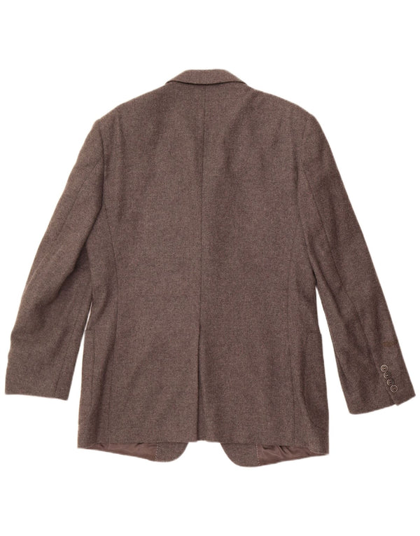 Peter & Sons Chaqueta tipo blazer de 3 botones para hombre IT 50 Large Grey Wool