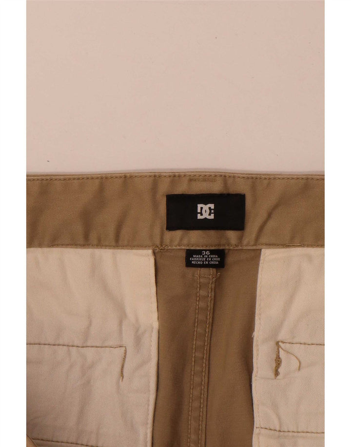 DC Mens Chino Shorts W36 Grande Algodón Beige