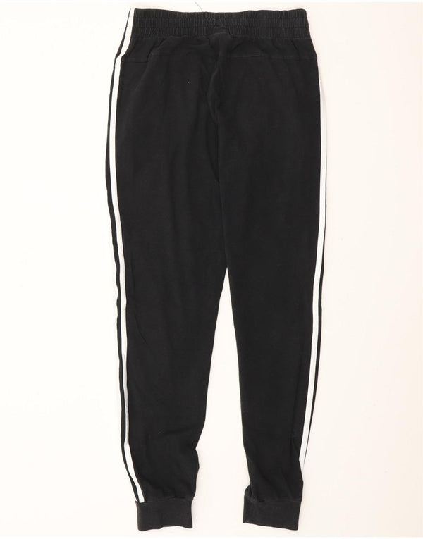 ADIDAS Pantalones de chándal para mujer Joggers UK 8/10 Small Black Cotton