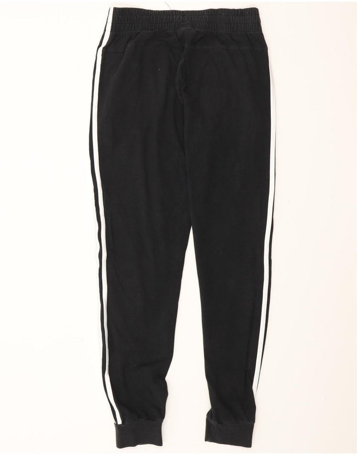 ADIDAS Pantalones de chándal para mujer Joggers UK 8/10 Small Black Cotton