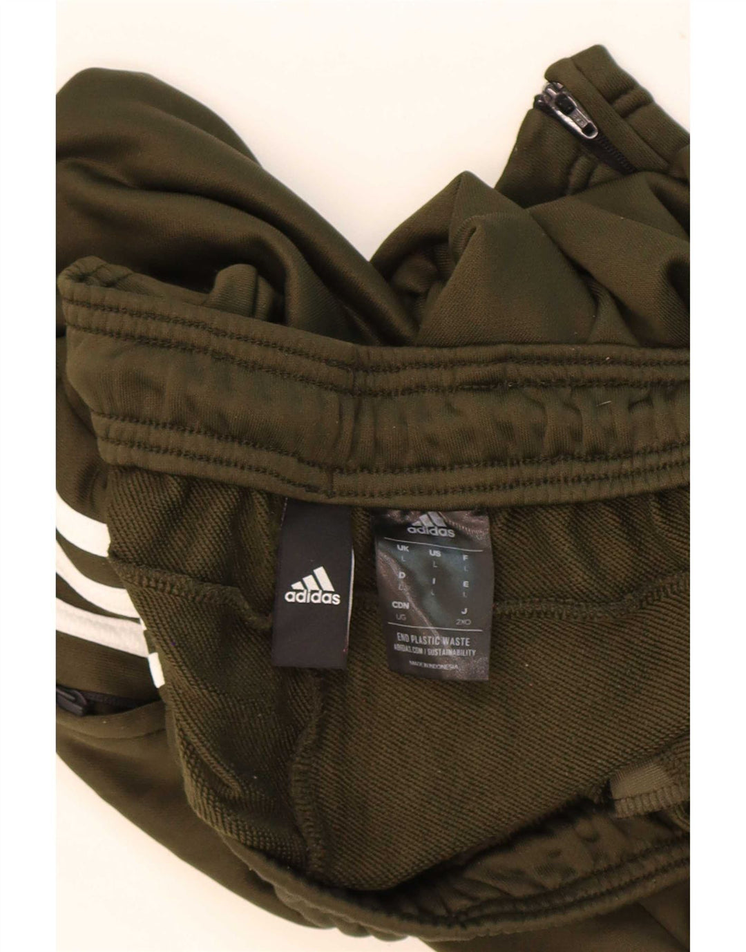 Pantalón De Chándal Adidas Hombre Grande Caqui Poliéster