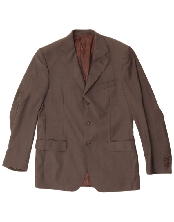 Pierre Cardin Chaqueta tipo blazer con 3 botones y corte regular para hombre EU 48 Gris medio