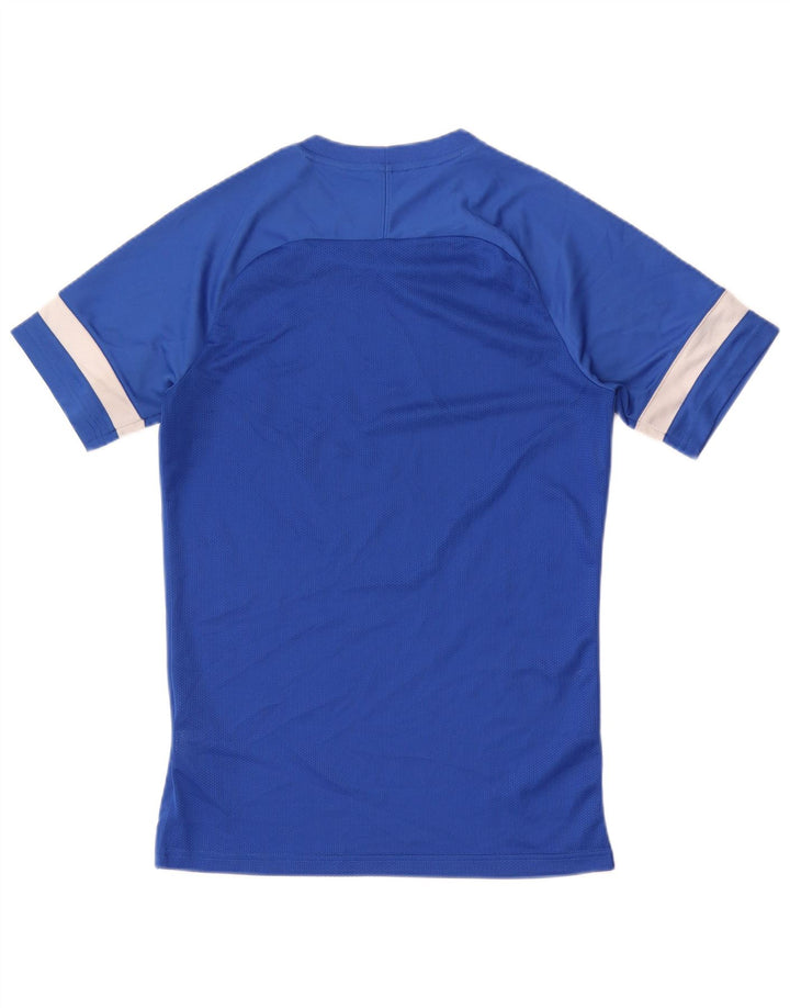 NIKE Camiseta Dri Fit para Hombre Top Small Azul Colorblock Poliéster