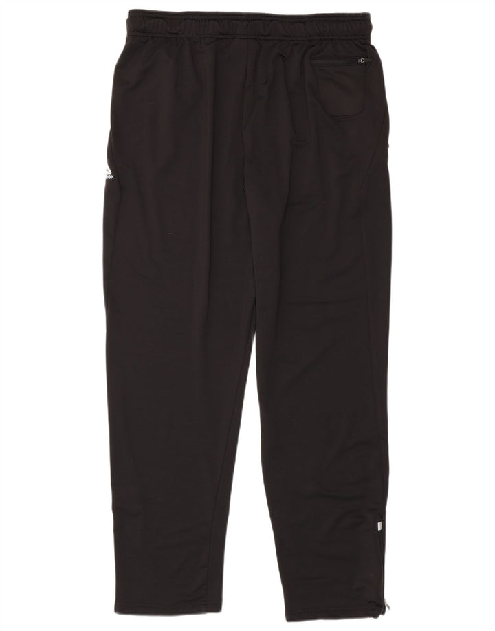 Reebok - Pantalón de chándal para hombre, talla grande, poliéster negro