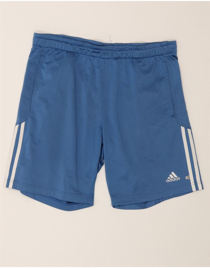 Pantalón Corto Deportivo Adidas Hombre Azul Medio Poliéster