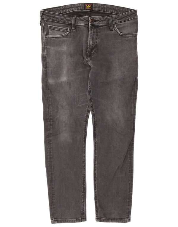 Vaqueros pitillo para mujer Lee W33 L27 Algodón gris