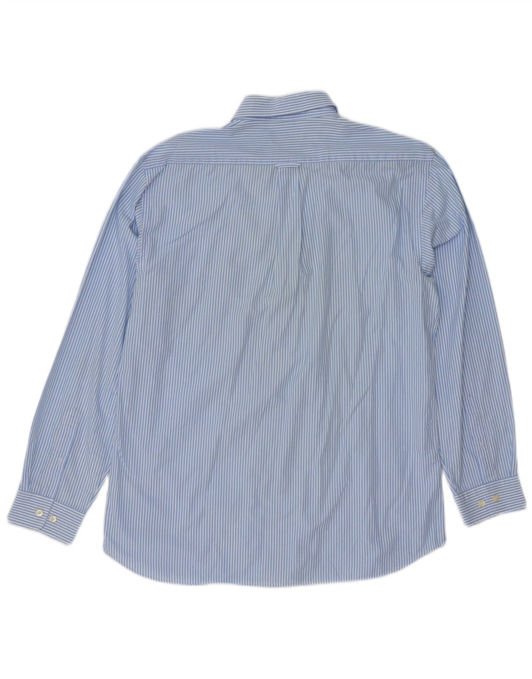 Camisa Gant Regular Fit De Algodón Con Rayas Azules Grandes |