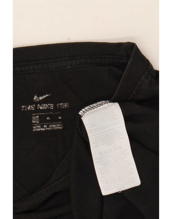 Nike - Camiseta para hombre, talla grande, color negro, algodón