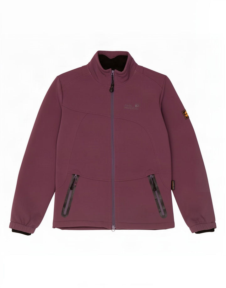 Jack Wolfskin Chaqueta cortavientos para mujer UK 8 Small Poliéster morado