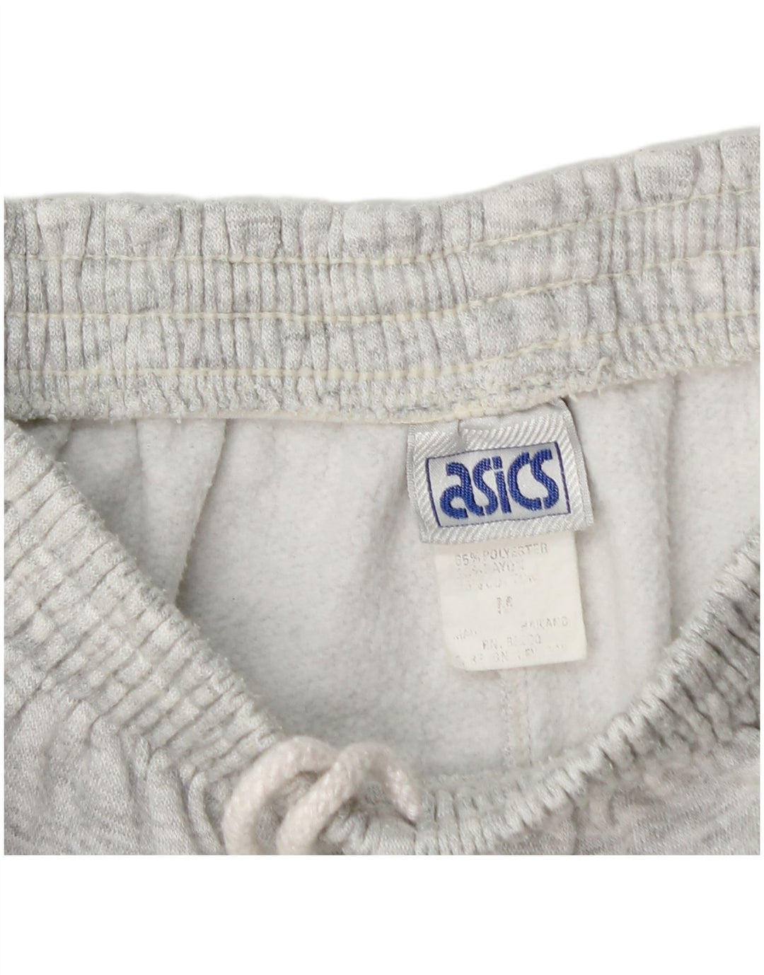 Asics Mens Graphic Sport Shorts Pequeño Gris Poliéster