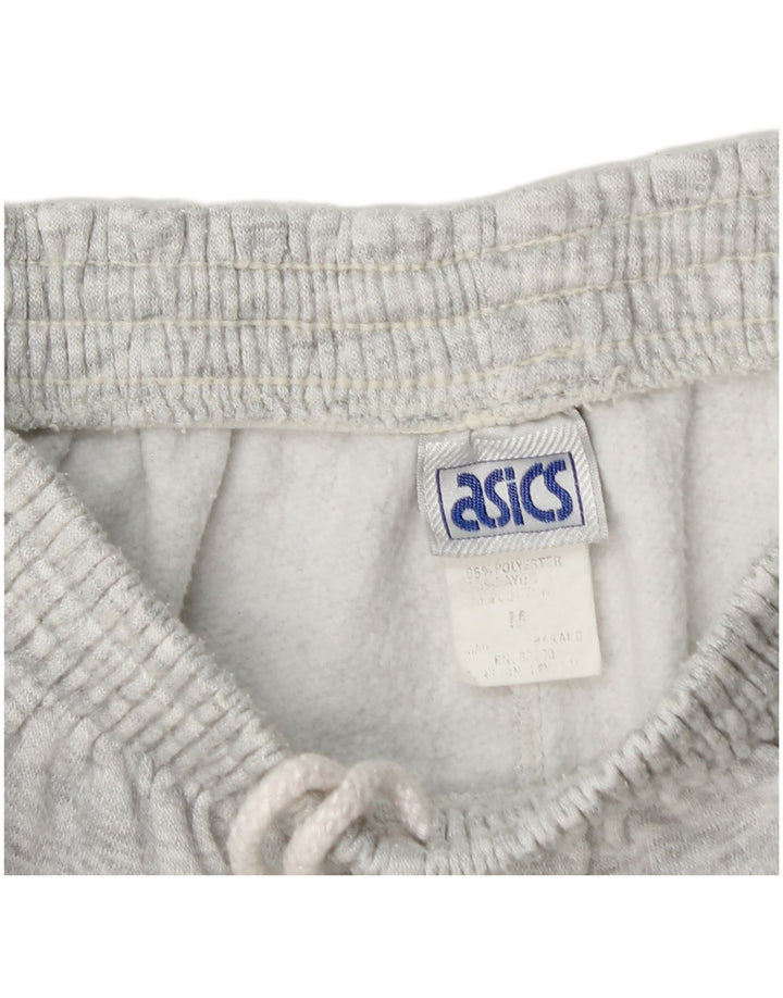 Asics Mens Graphic Sport Shorts Pequeño Gris Poliéster