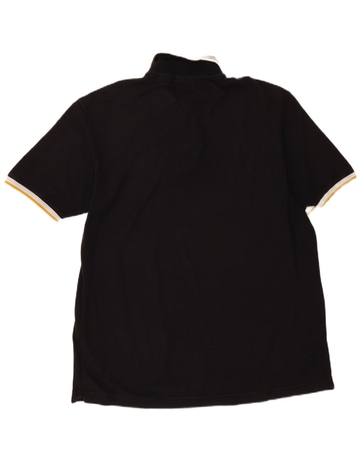 Fila Polo Hombre XL Algodón Negro