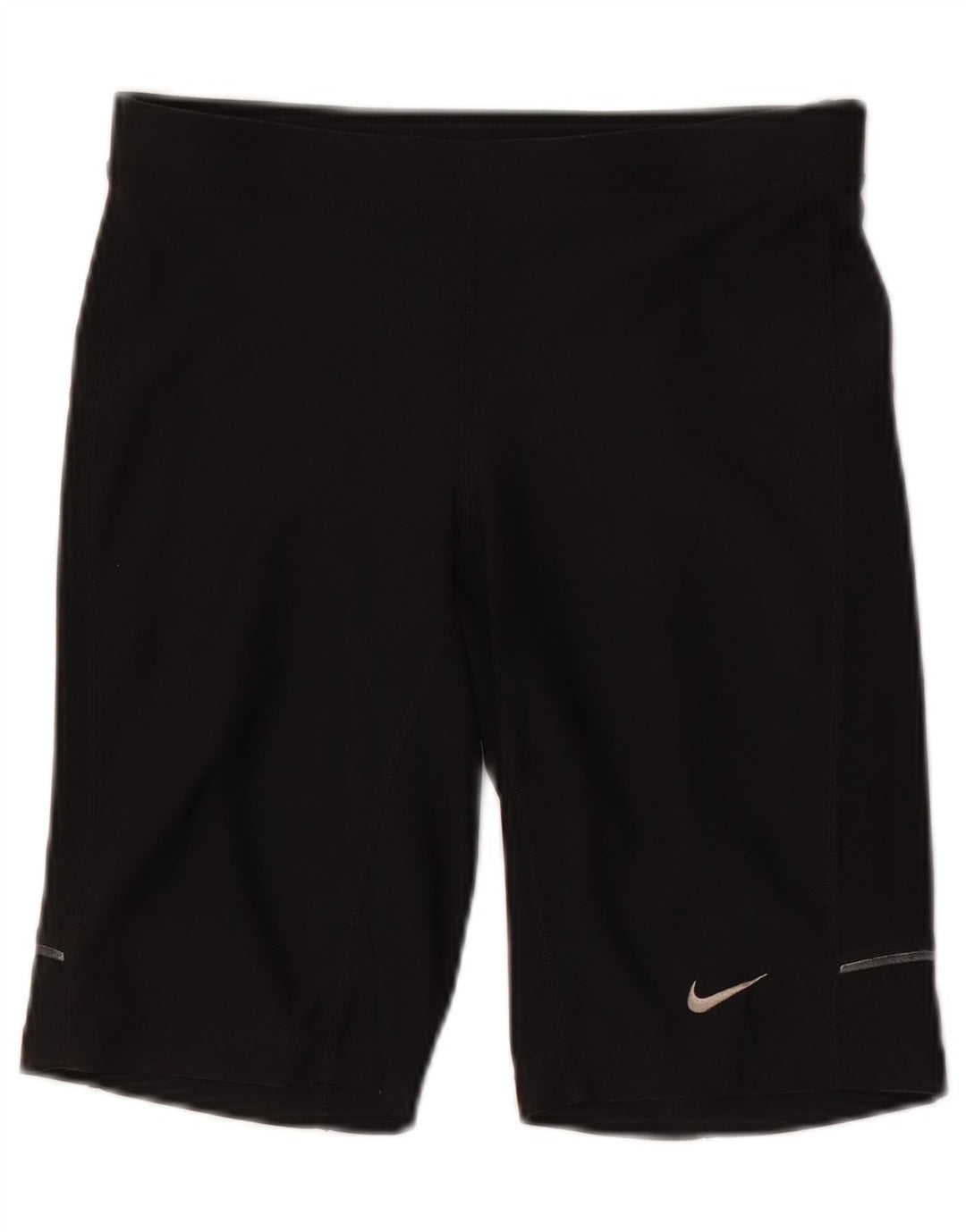 Nike Pantalones cortos deportivos Dri Fit para mujer UK 8 Small Poliéster negro