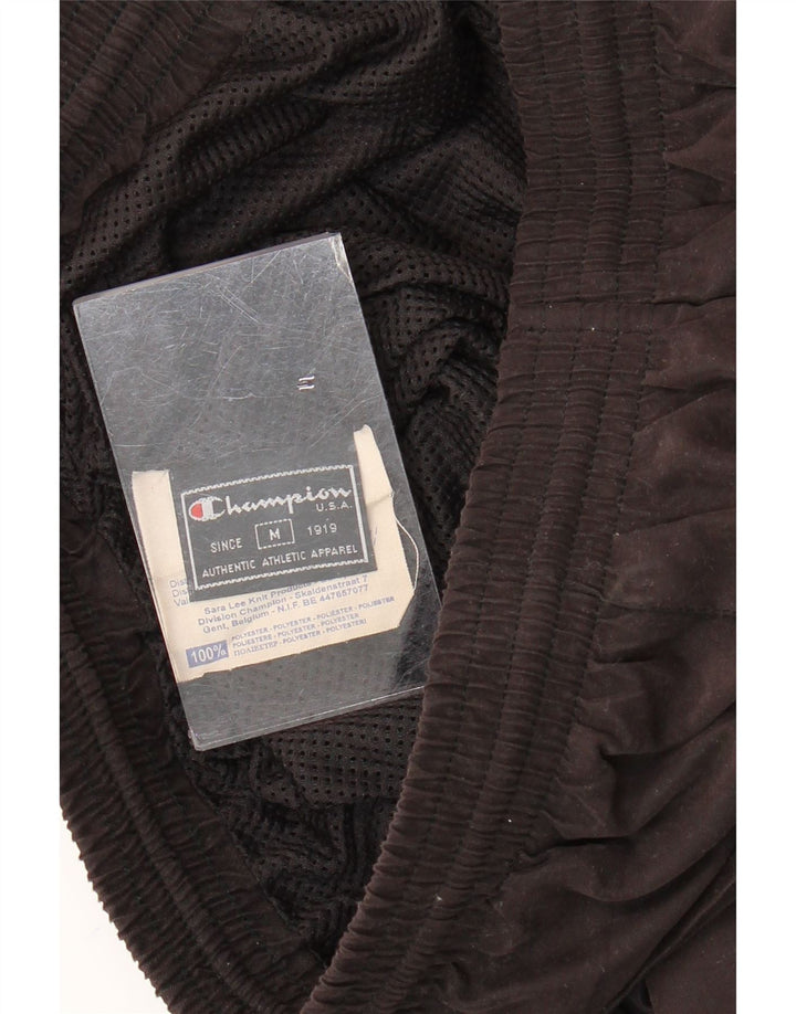 Champion Pantalones De Chándal Para Hombre Poliéster Negro Mediano