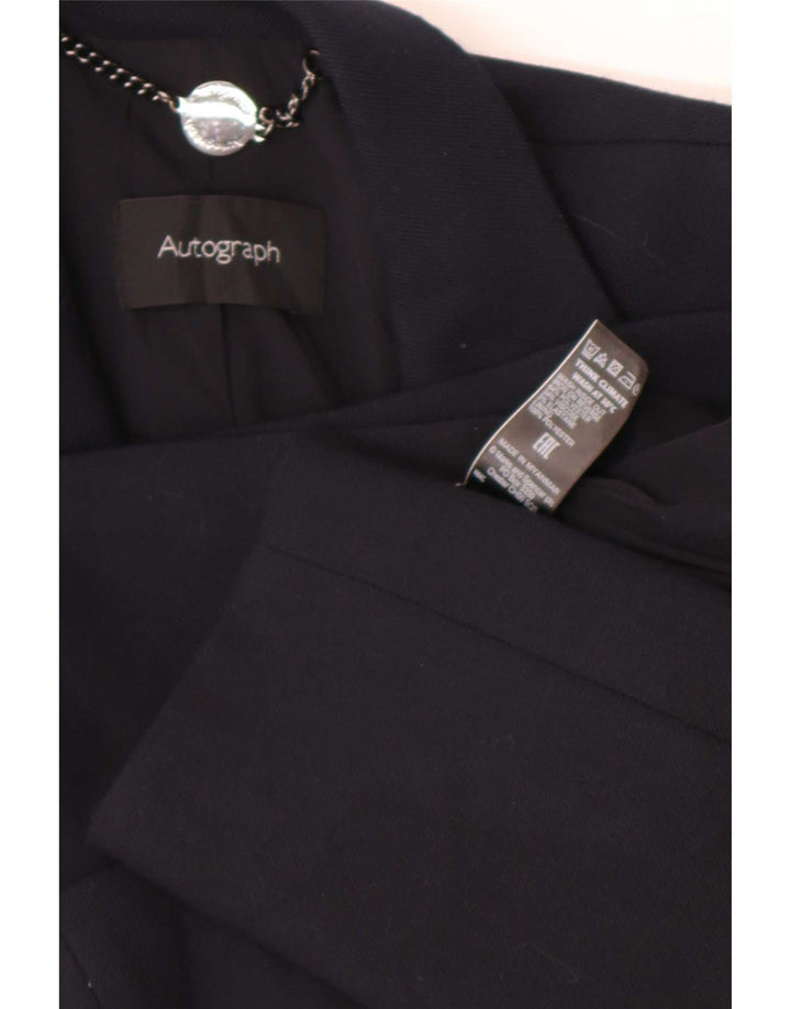 Marks & Spencer Chaqueta Autograph para Mujer UK 8 Small Azul Marino