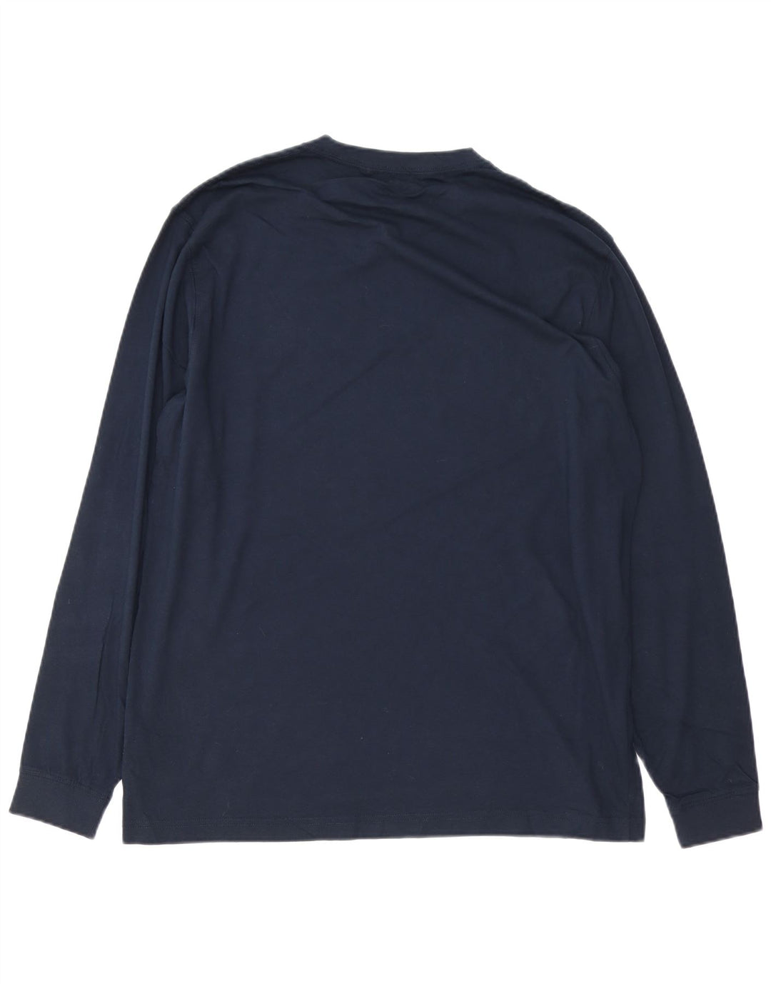 L.L.BEAN Camiseta gráfica de ajuste tradicional para hombre Manga larga Azul marino mediano