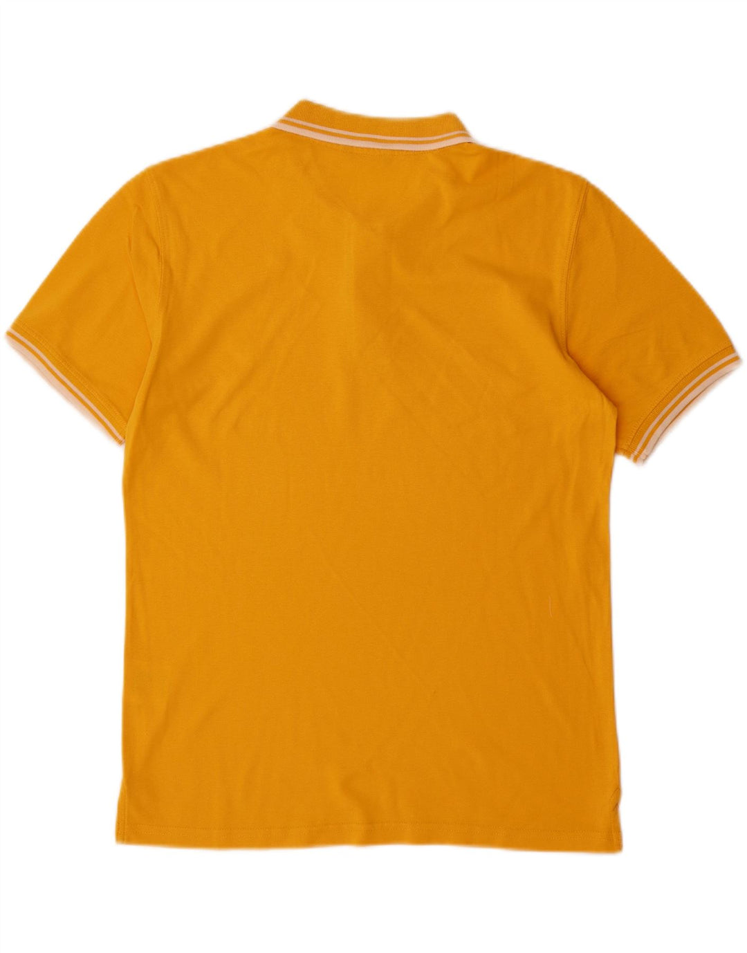 CARRERA Mens Polo Shirt Large Yellow Cotton