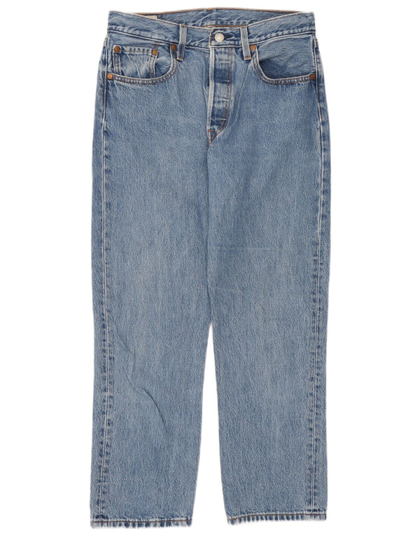 Vaqueros Levi's Mujer 501 Rectos W28 L26 Algodón Azul