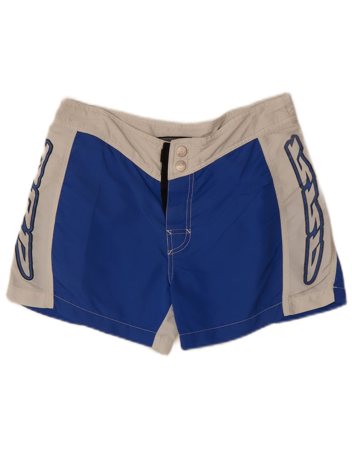 RRD Mens Graphic Bañador Shorts IT 46 Small Azul Colorblock Poliéster