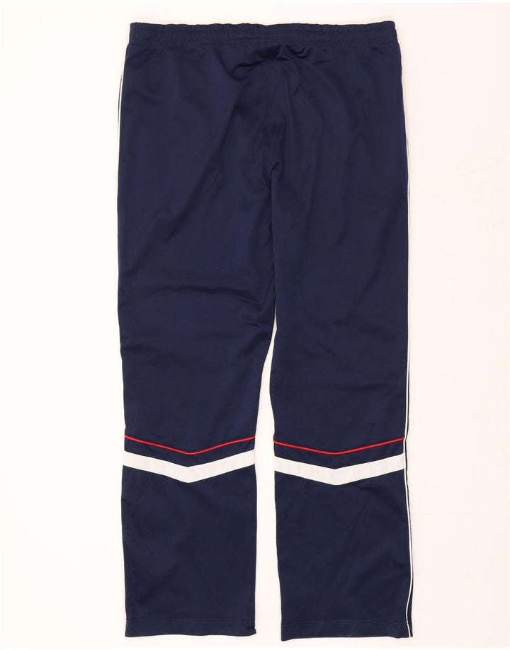 Fila Pantalón De Chándal Para Hombre Grande Azul Marino Colorblock Poliéster