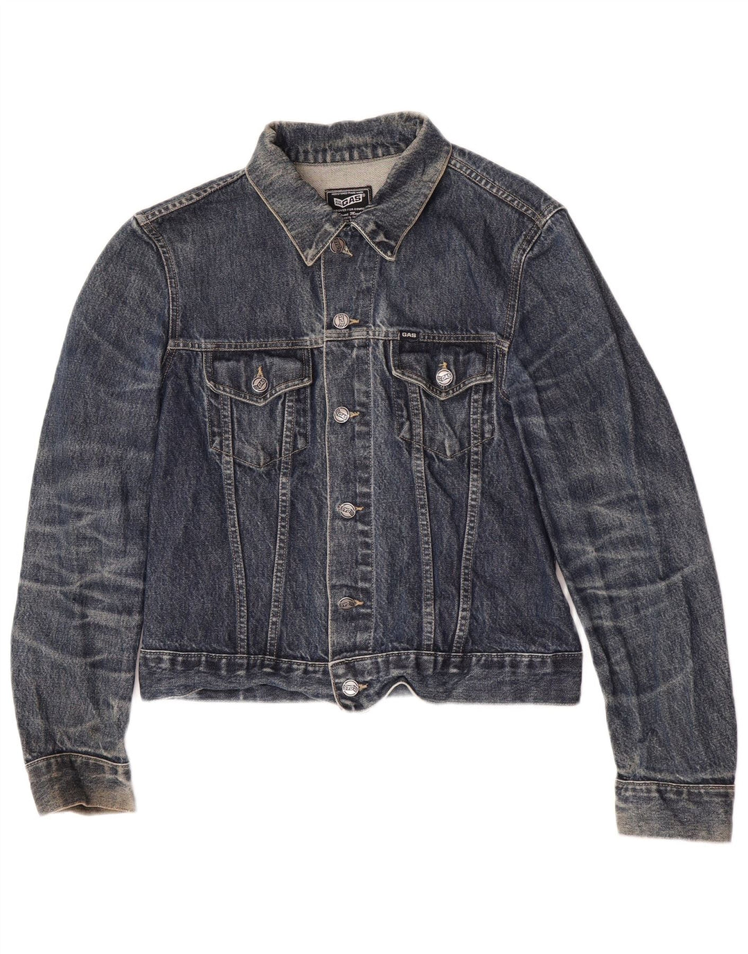 Chaqueta vaquera para mujer Gas UK 44 Algodón azul marino mediano