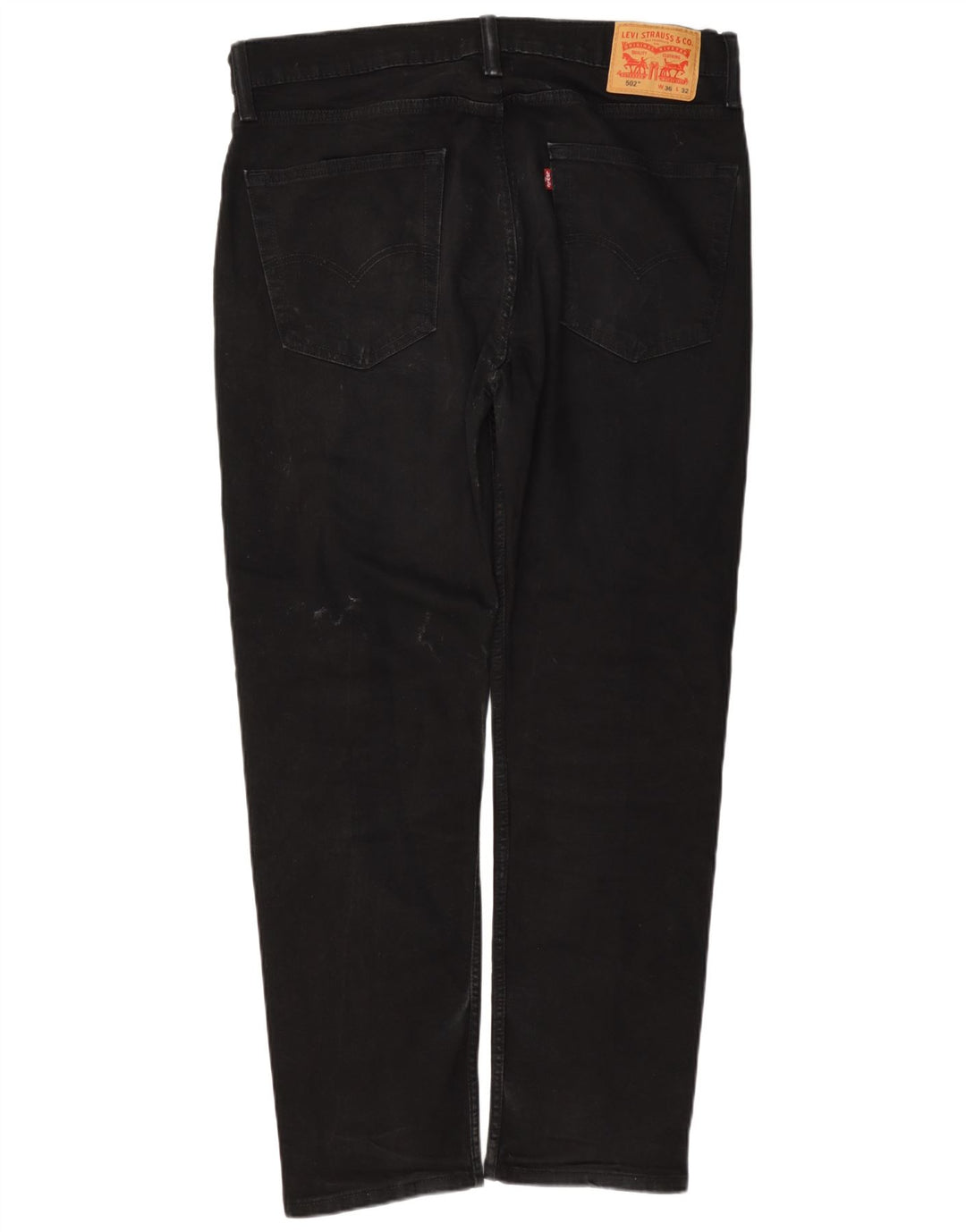 Levi's Vaqueros cónicos 502 para hombre W36 L32 Algodón negro