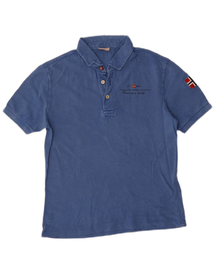 Napapijri Polo para hombre azul medio