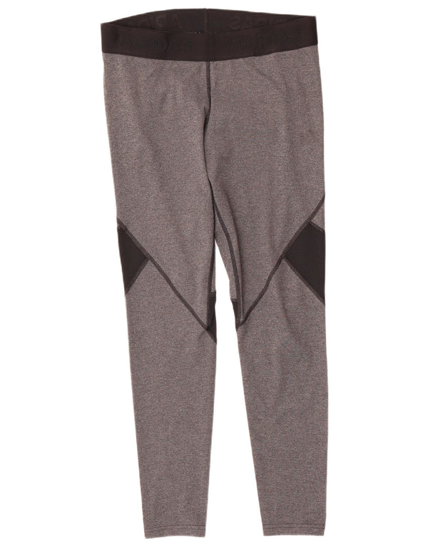 Adidas Leggings Climacool para mujer Reino Unido 40/18 Grande Gris Colorblock