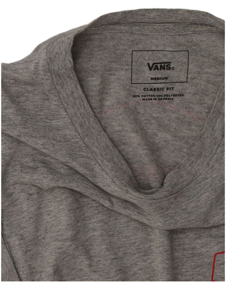 Camiseta Vans Classic Fit de algodón moteado en gris medio