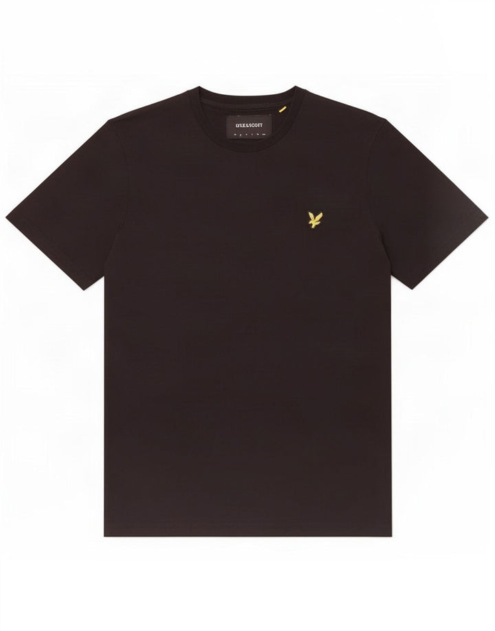 Lyle & Scott - Camiseta para hombre, talla pequeña, algodón negro