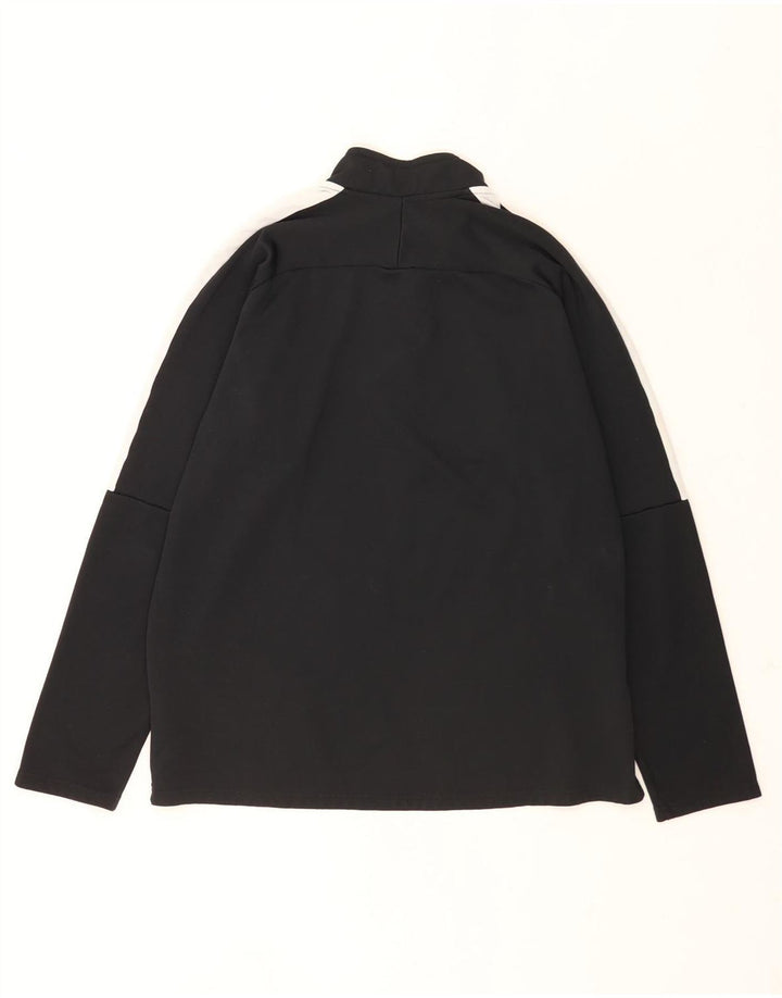 Nike - Chándal con cremallera y cuello para hombre, talla grande, color negro, poliéster