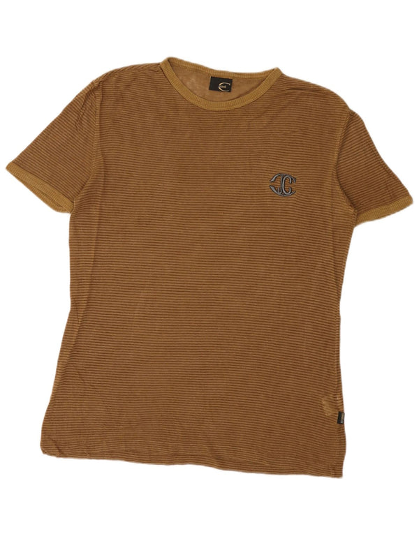 Camiseta Just Cavalli Hombre Top Marrón Medio A Rayas