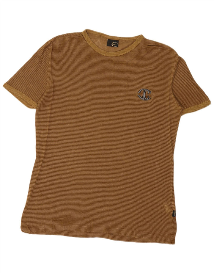 Camiseta Just Cavalli Hombre Top Marrón Medio A Rayas