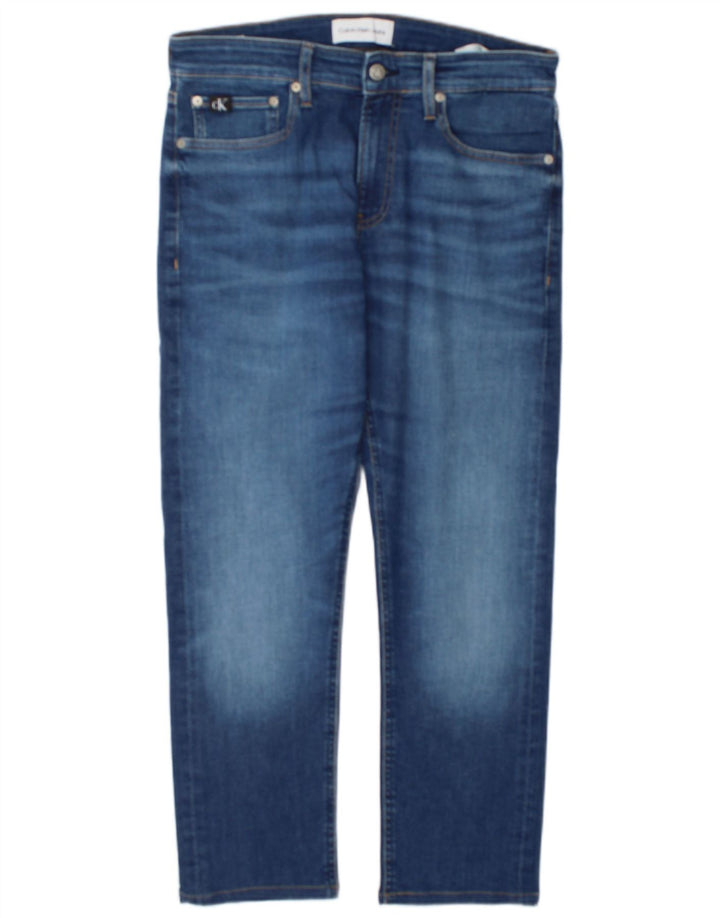Calvin Klein Jeans rectos para hombre W31 L27 Algodón azul