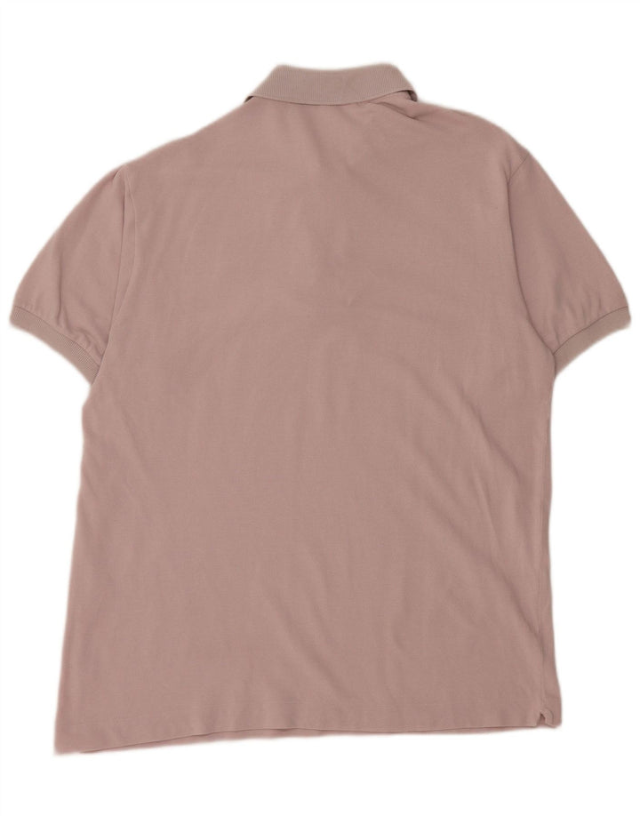 Polo Lacoste para hombre talla 4 algodón rosa mediano